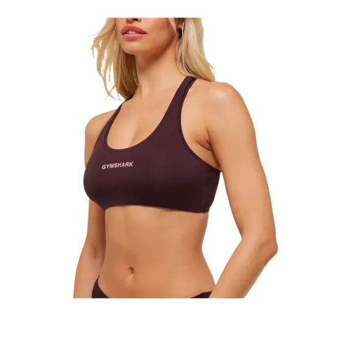 GYMSHARK Темно-коричневый женский бюстгальтер