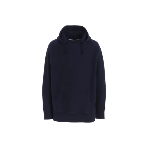 Yohji Yamamoto Y'S For Men FW25 30 10 Индиго FRENCH TERRY HOODIE Sweatshirt Men's