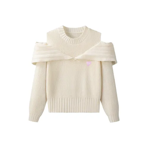 CHOCOOLATE Экрю Женская Трикотажная