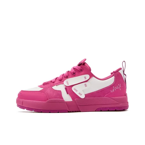 FILA FUSION GEOMETRY Geometric Shoes Low Топ Кроссовки для скейтбординга Женские Лиловый Розовый Красный