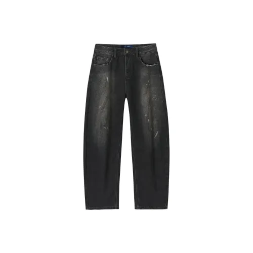 HALEBOSS Мужские черные джинсы