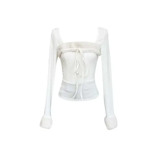 Udon House Молоко Белый Женский T-Рубашка