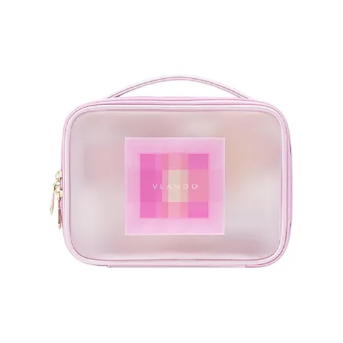 WANWU ПУ (полиуретан) TPU Amenity Сумка Путешествие Макияж Путешествие Сумка для хранения Унисекс Бегония Розовый Светло-Синий