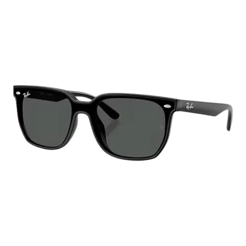 RayBan Nylon Square Солнцезащитные очки Унисекс Полированный Черный