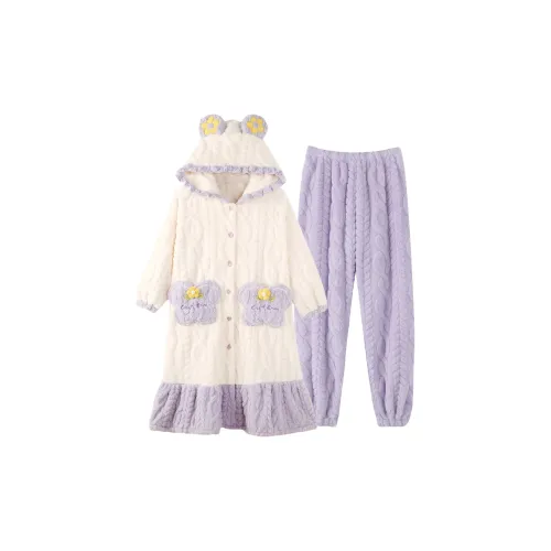 Qian Rise Пижамный халат Комплект Женский