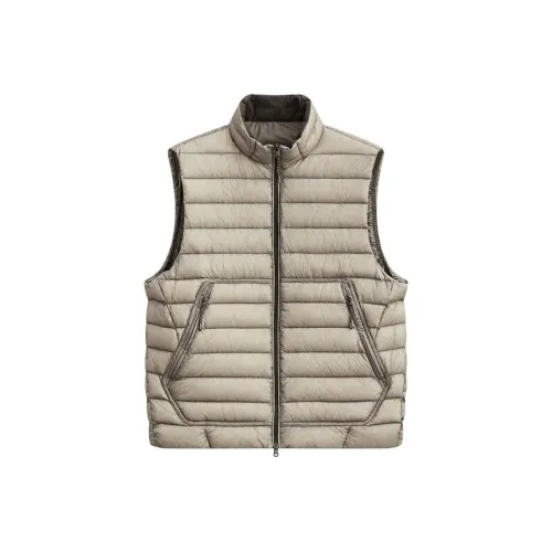 MODE COMMUTER Серый Зеленый Мужской Пуховый жилет
