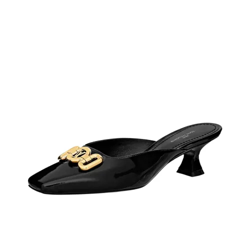 LOUIS VUITTON Роторные Домашние тапочки Женские Черные