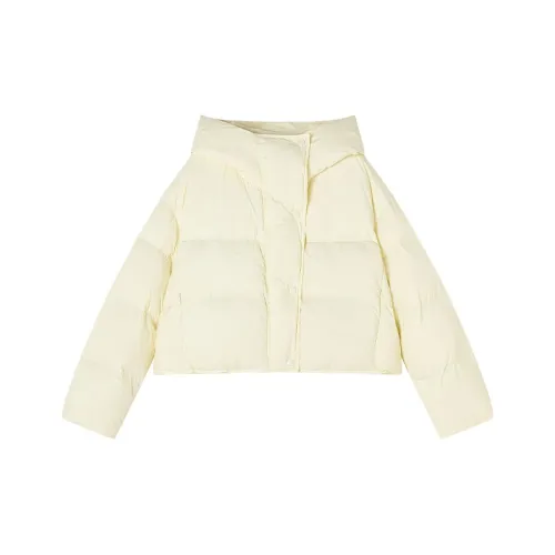 XIANGYING Светло-желтый женский пуховик