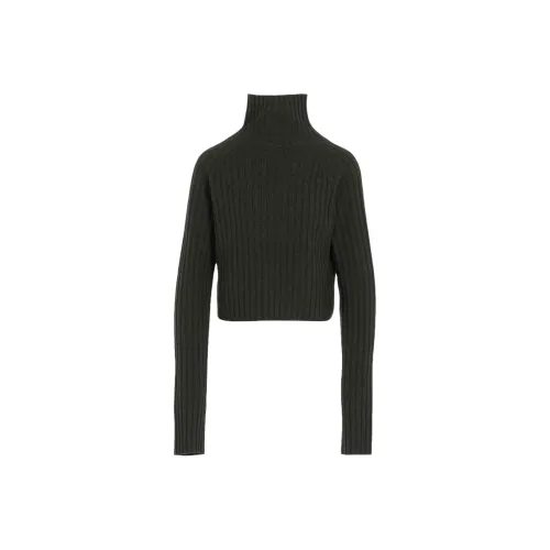 Yohji Yamamoto Ground Y FW25 FINE MERINO WOOL RIBBED RAGLEN SHORT Длина (длина) Черепаховый вырез Трикотаж Женские