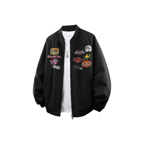 BLACK CITY Бейсбольная куртка Унисекс