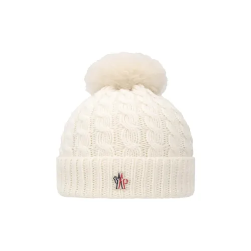 Moncler Шерстяные Шапки Женские Белые