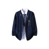 Темно-синий, синий + белый, рубашка + галстук