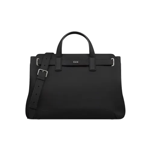 DIOR Normandie Коровья кожа Сумка через плечо Маленькая Женская Черная