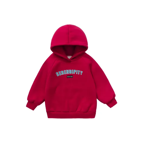 RHOBESAM Menglebao MLB003 Два цвета с буквой флисовая подкладка худи и свитшоты красный детские свитшоты