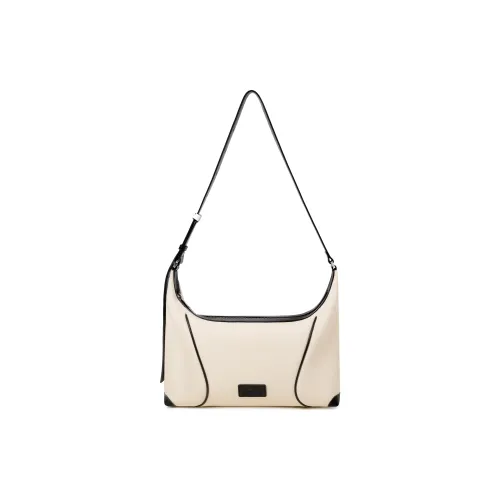 OMTO Сумка через плечо из ПВХ Женская Овсяная Отруба Трюфельный Черный