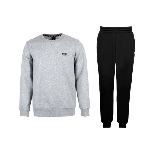 Skechers Повседневная Спортивная Одежда Мужская Средняя Фотиния Серый + Угольный Черный