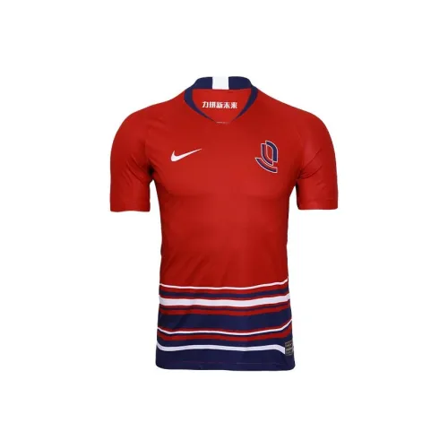 nike Красный синий Унисекс Футбольные Джерси