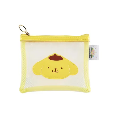 Sanrio Pudding Dogs Nylon Travel Storage Bag Women's Yellow