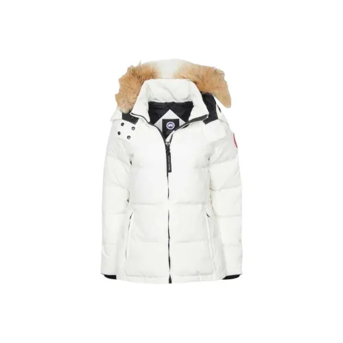 Canada Goose Chelsea Series Челси Whitehouse Пуховик PARKA Пальто Зимний Женские Beichen Белый