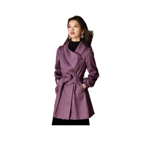 MEILANNI Фиолетовый Женский Тренч
