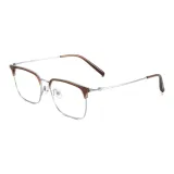 Прозрачный коричневый | Серебряный-C09 & Защита от синего света, 0 диоптрий, линзы