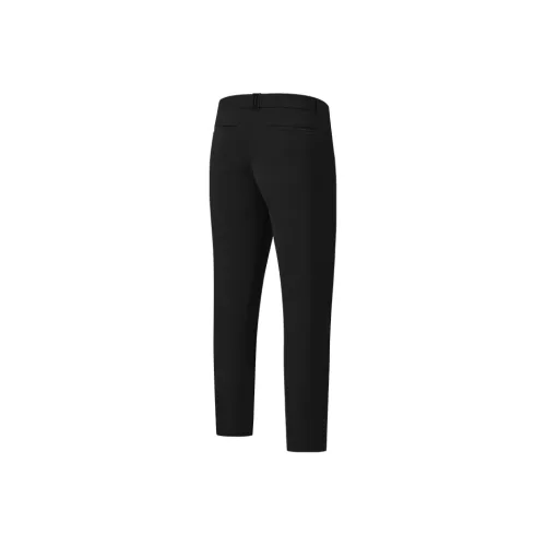 FILA GOLF серия Вязаные Тренировочные Штаны Мужские Темно-Черные