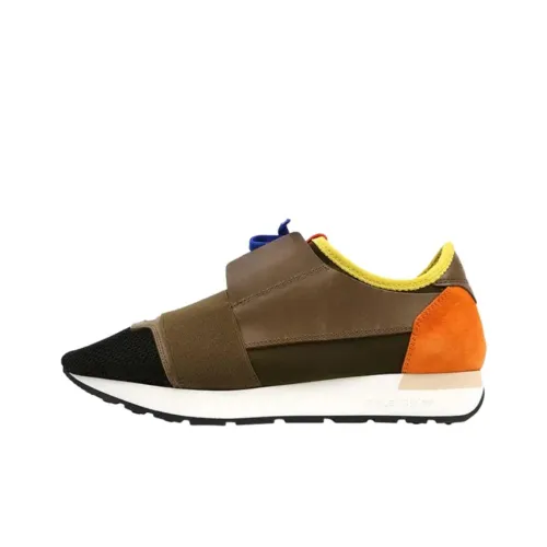 Balenciaga Runner Race Low Топ Повседневная обувь Мужская Коричневая