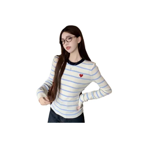 YOUSEKOO Полосы Женские Трикотаж