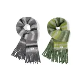 Чёрный, серый + зелёный