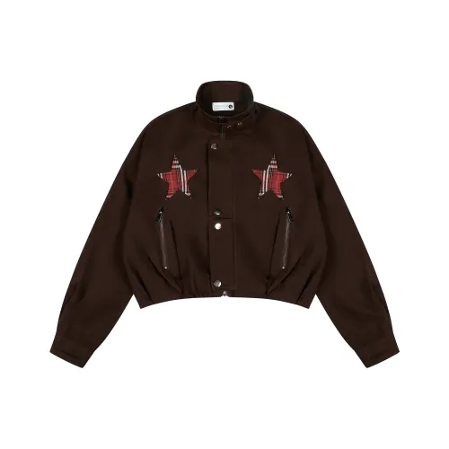 HIPHOPPUNKS Кофе Женские Куртки