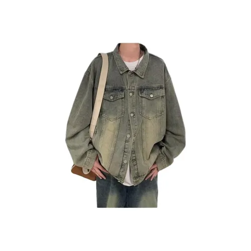 KAIZZGAO Мужские Джинсовые Куртки