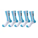 Синий, белый, 5 упаковок