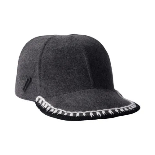 PRADA Хлопок Бейсболки Унисекс Серый