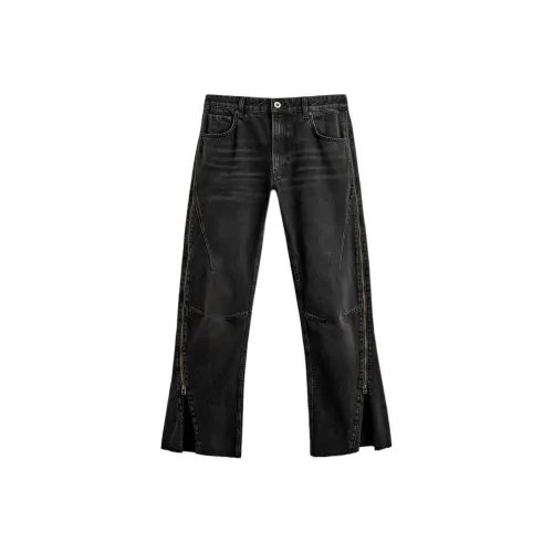 ZARA Угольный Мужской Джинсы