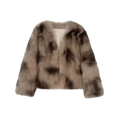 ZEKIKO STUDIO Коричневый Женские Меховые изделия