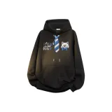 Черный [Синий галстук, утолщенный и с флисовой подкладкой]