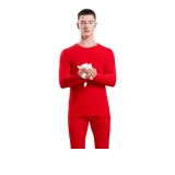 Красный круглый вырез [кашемир, шелк, одежда, наборы]