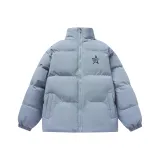 Синий (утолщенный хлопковый пуховик)