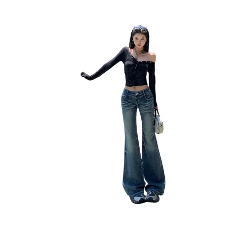 Olivia Share777 Черные Женские Джинсы