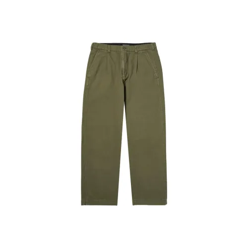 HUF Темно-оливковые мужские повседневные штаны