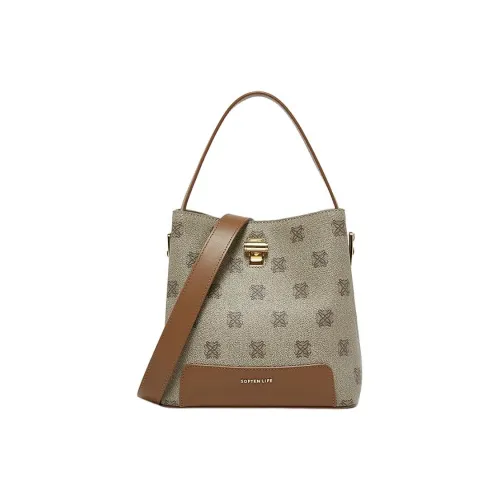 BASTO ПУ (полиуретан) Сумка через плечо Маленькая Женская Темно-коричневый Абрикосовый Коричневый