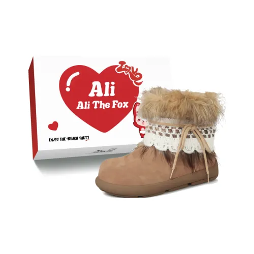 Али Тх Фокс Винтаж Нишевый Флисовый Утепленный Термостойкий Короткий Снегокат Женские