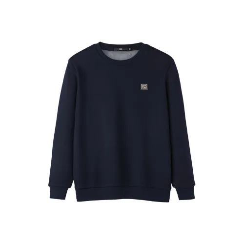 HLA Темно-синий 77 Мужской Трикотаж