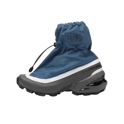 SALOMON x MM6 Maison Margiela Крест Высокий Топ Повседневная Обувь Женская Синяя