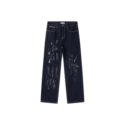 CHOCOOLATE XPB0452 Оригинальные джинсы из денима синие унисекс