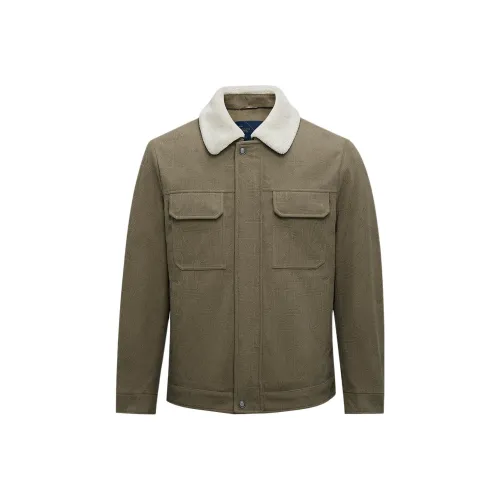 HLA Хаки G1 Мужские Пуховики