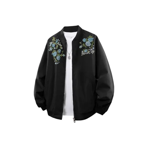 BLACK CITY Бейсбольная куртка Унисекс