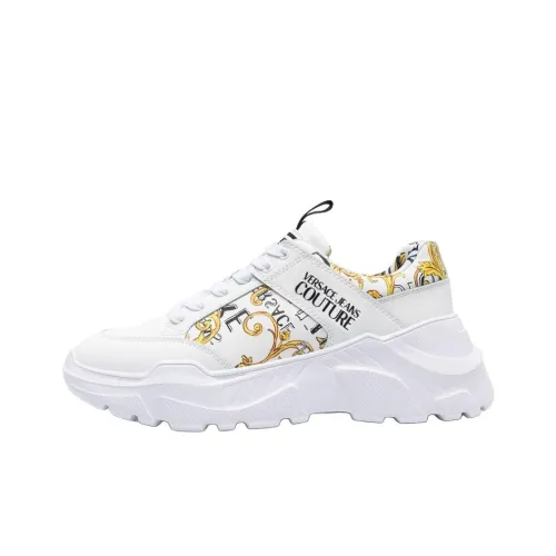 VERSACE JEANS COUTURE Speedtrack Low Топ Повседневный Мужской Белый