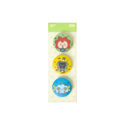 LINE FRIENDS ROY6 Лайянг CHEER UP Collection Значок Одежда Наборы Значков