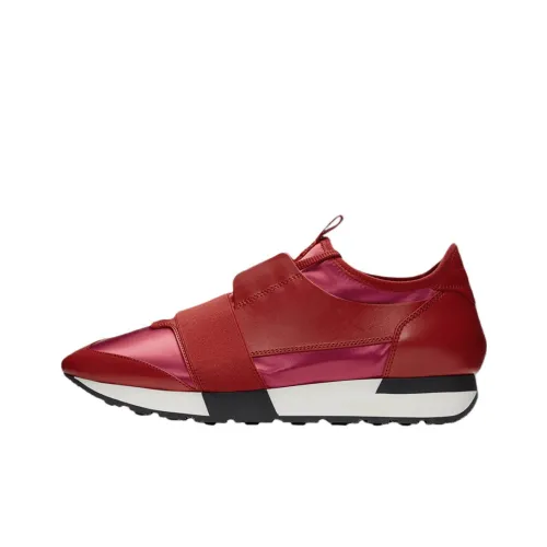 Balenciaga Race Runner Low Топ Повседневная обувь Женская Красная